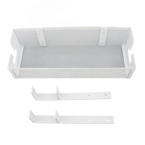 Yosoo Cable Tray Under Desk, Organizador de Cables Bajo Escritorio con Abrazadera para Oficina y Hogar miniatura 1