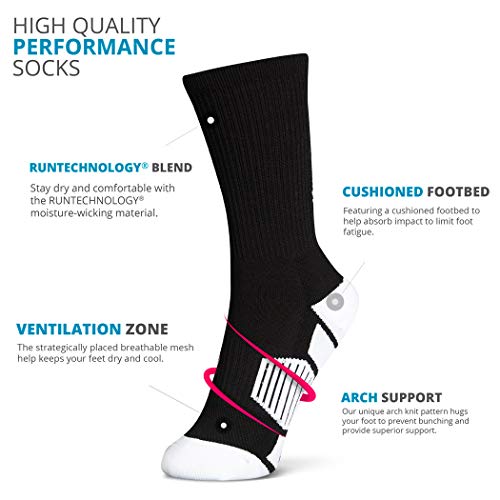 ChalkTalkSPORTS Volleyball Performance Crew Socks - Volleyball - Youth & Adult - Multiple Colors - Volleyball Mid-Calf Socks3