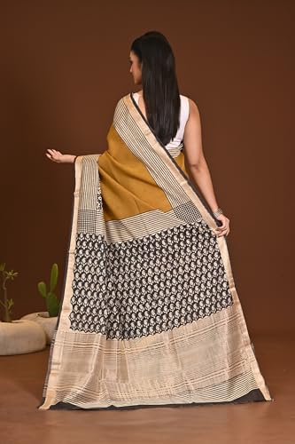 KALAM KANTHA STORY TOLD IN STITCHES maheshwari silk saree – image 5