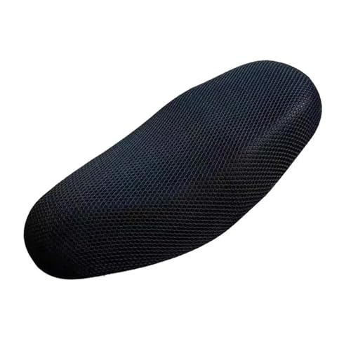 Funda de asiento de motocicleta universal negra protectora y transpirable