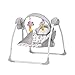 Kinderkraft Sdraietta FLO, Dondolo Automatico, Altalena, Vibrazioni, 8 Melodie, Giocattoli, per Bambini, 0-9 Kg, Rosa