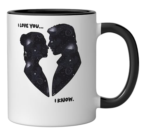 Taza Cerámica Star Wars 11 oz Negro Blanco miniatura 2