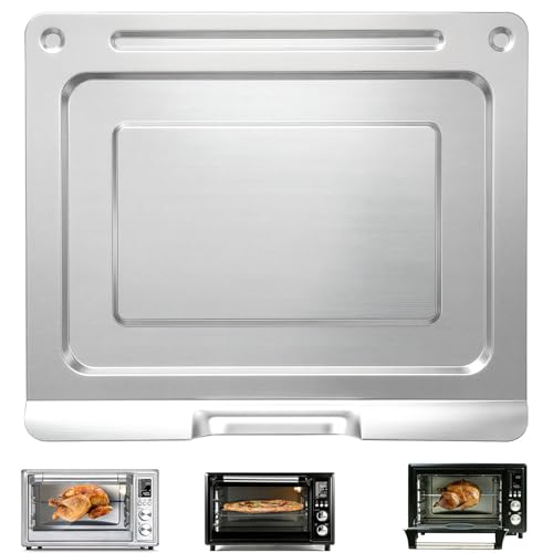 GCQFZ Air Fryer Toaster Oven Replacement for COSORI 13 in 1 CS130-CFH CS130-AO 12 in 1 CO130-AO 32Qt Air Fryer Toaster Oven Combo, 14’’*12’’ Non-Stick Air Fryer Rack Parts Grill Pan Crisper Tray