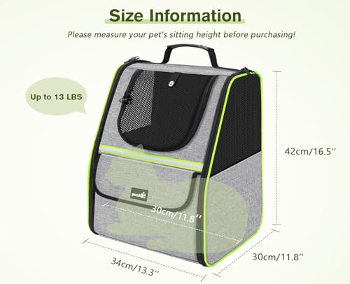Pecute-Cat-Backpack-Carrier-Small-Dog-Backpack-Carrier-Pet-Backpack-Carrier-for-Cats-Dogs-Puppy-Kitten-Cat-Carrier-Bag-Carrying-for-Travel-Hiking-Bike-Riding-Walking-Outdoor Pecute Cat Backpack Carrier Small Dog Backpack Carrier Pet Backpack Carrier for Cats Dogs Puppy Kitten Cat Carrier Bag Carrying for Travel Hiking Bike Riding Walking Outdoor