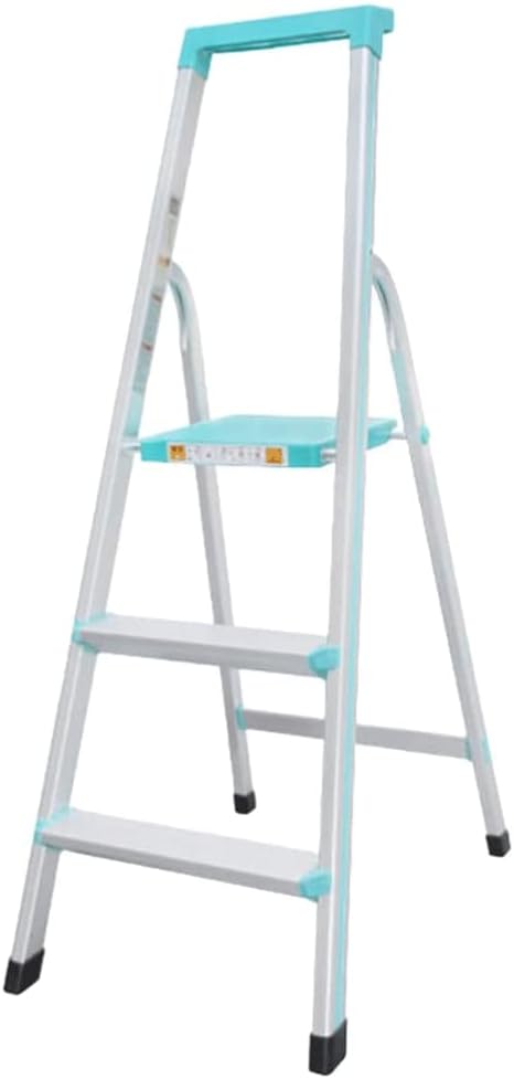 Ladders Fashion Telescoping Ladders, 4 Step Ladder Folding Ladder 2ft/1.5m, Portable Family Small Step Ladders, 242.5lb Household or Outdoor