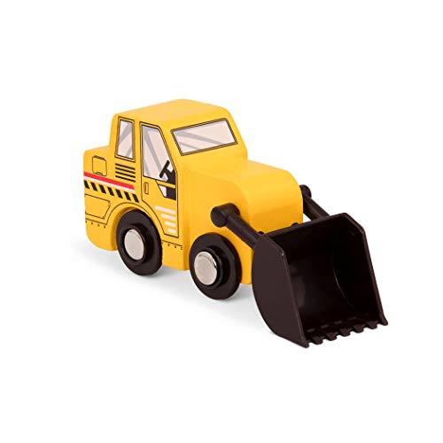 Battat - Wooden Vehicles – Miniature Wooden Toys, Including Toy Cars, Toy Trucks, Toy Helicopter & Ambulance, For Kids Age 3-Year-Old & Up (6-Pcs) #TOP3