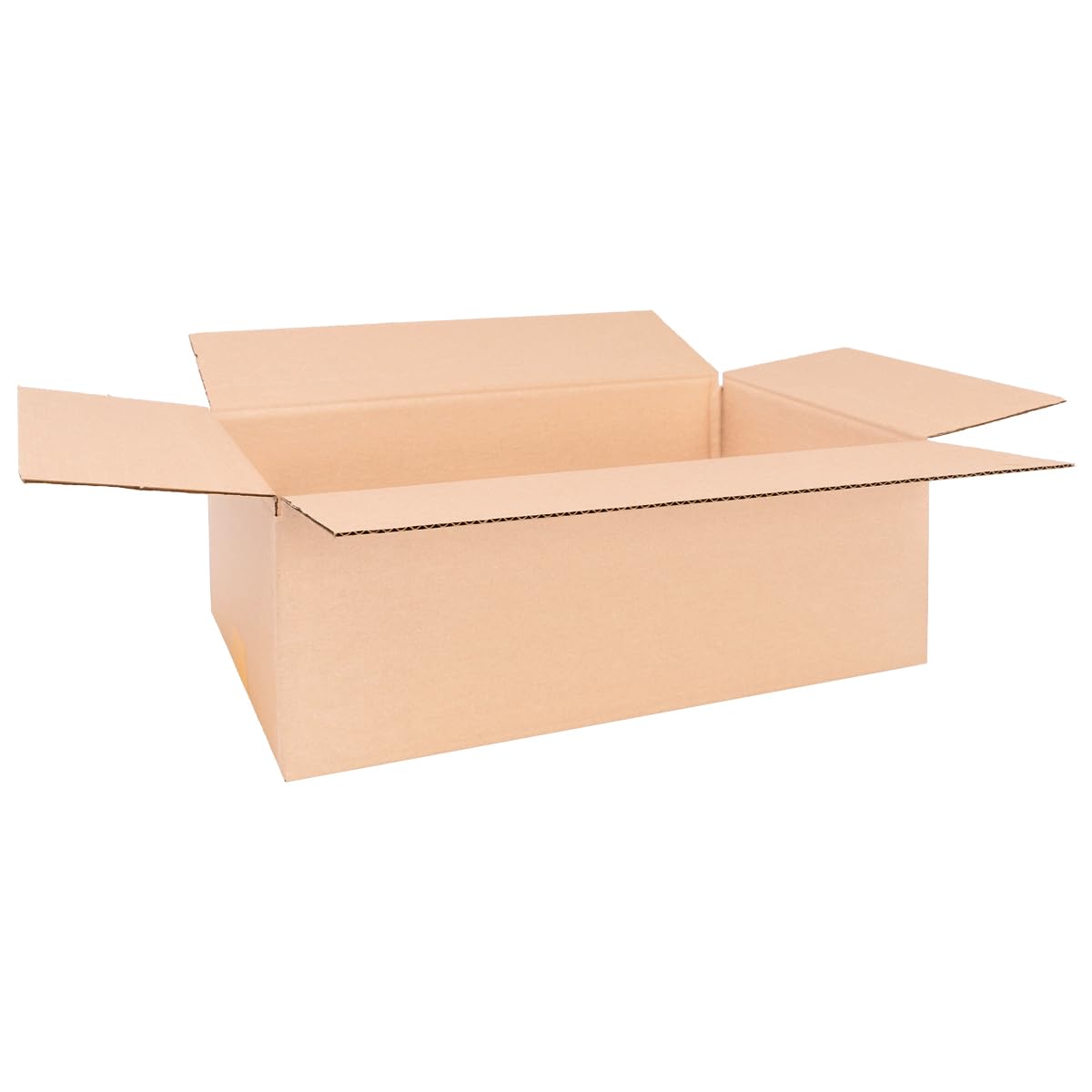KartonProfis 100 cajas plegables cajas de envío DHL cajas de cartón 435 x 263 x 155 mm, 1-corrugado, KK-95, caja de embalaje, caja de cartón, caja de envío,