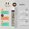 Natural Dog Company Pawtection Balm for Hot Pavement, Dry Cracked Dog Paws, and Rough Terrain - Safe, Non-Toxic, and Lick Safe - Protects Paws with Natural Ingredients, 0.15 oz Stick