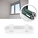The Lord of the Tools 20PCS Window Drainage Cover Caps Replacement Weep Hole Covers Plastic for UPVC Windows Accessories 39.5 x 10 x 6.5mm White