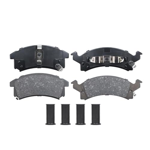 Image of Detroit Axle - Front Brake Kit for Buick Skylark Chevrolet Beretta Cavalier | Oldsmobile Achieva Grand Am Sunfire Brake Rotors and Ceramic Brake Pads Replacement 10.20 inch inch Rotors