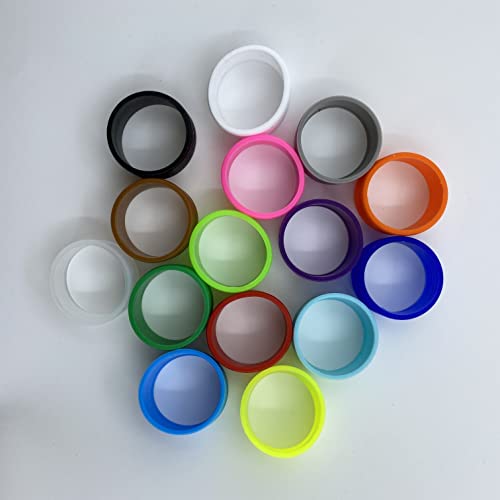 通用 Tennis Racket/Pickleball Paddle Silicone Ring/Tennis Racket Grip Bands 13 Pcs - Hold Overgrip In Place - For Squash Racket, Racquetball, Pickleball Paddle, Baseball Bat Handle #TOP4