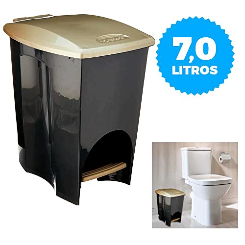 Lixeira com Pedal Plasútil 7 L