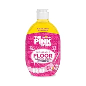 The Pink Stuff Miracle Bodenreiniger-Spray – Spritz- und Wisch-Formel für strahlend saubere Böden – schnell trocknend, streifenfreies Finish, frischer Duft, vegan, tierversuchsfrei – 500 ml