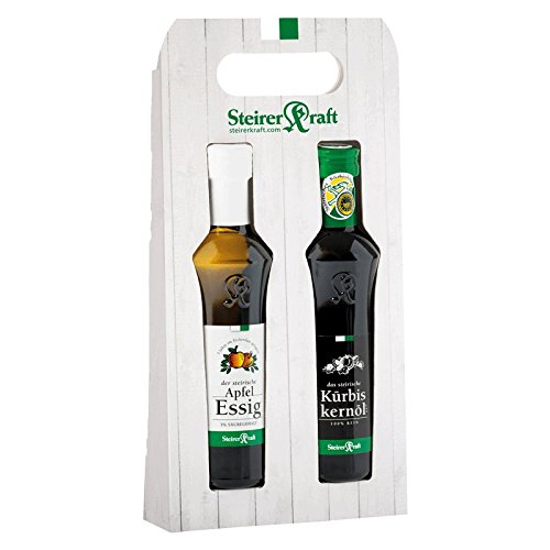 Steirisches Duett - Steirerkraft Kürbiskernöl g.g.A. und Apfelessig im Geschenkkarton Cover