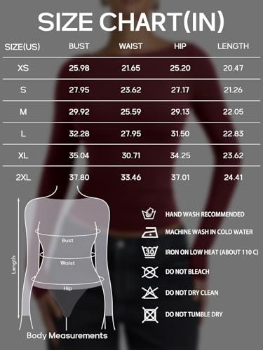 PINKMSTYLE Womens Boat Neck Basic Fall Winter Long Sleeve Tops Slim Fit Business Casual Going Out Top Brown XX-Large — view 6
