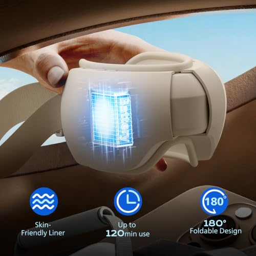 PHILIPS Eye Massager with Heat,Heated Massage Eye Mask with 4 Mode, Grey - image 8