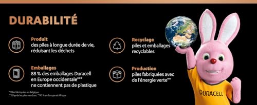Piles AA Duracell Plus Power Boost LR6 MN1500 en pack de 16 - 3
