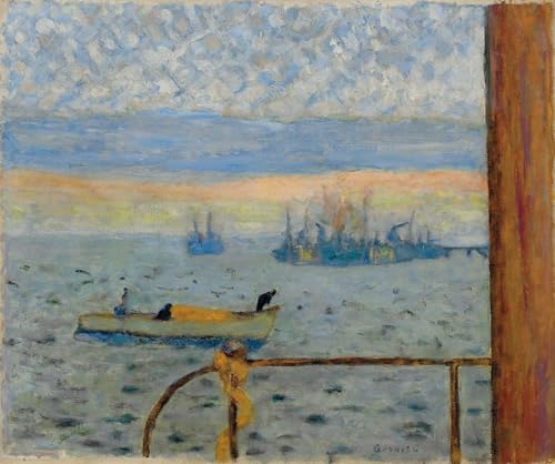 Tableaux Sur Toile Pierre Bonnard le Port la Rade Décoration Bureau 60x90cm