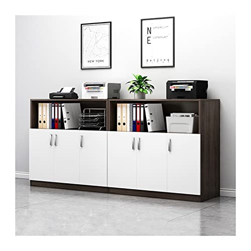 Armoire de séparation contre le mur pour structurer un bureau encombré