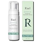 Rael Gentle Foaming Intimate Wash - pH Balanced for Women, Daily Freshness with Clean Ingredients for Sensitive Skin, Dermatologist Tested, Fragrance Free, Vegan, Cruelty Free (150 ml, 1 Pack)