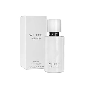 Kenneth Cole White for Her Eau de Parfum Spray for Women Notes of Mandarin Vanilla Musk and Orchid