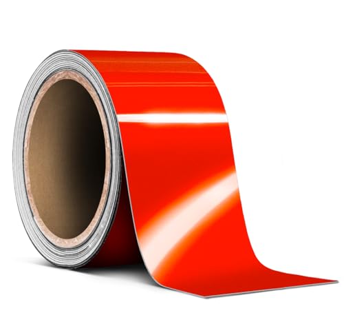 VViViD Vinyl Tape Pinstripe Red Reflective Gloss Adhesive Automotive Film (2" x 20ft)