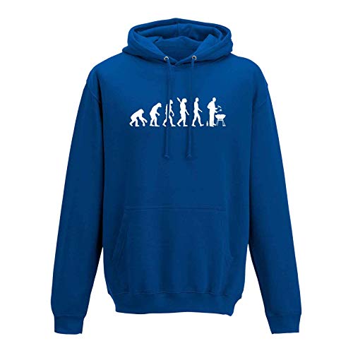 Hoodie Evolution Grillmeister Grillen BBQ Koch Weber 10 Farben Herren XS - 5XL Smoker Kugelgrill Feuerschale Holzkohle