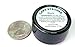 Pure Ziva Black Matte Cake Eyeliner & Pressed Eyeshadow, Water Activated Powder; Gluten & Cruelty Free