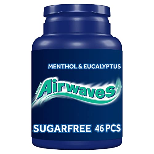 Wrigley's Airwaves Menthol & Eucalyptus Candy Bottle - 64g