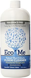 Eco Me Natural Non-Toxic Multi-Surface Floor Care Cleaner, Healthy Fragrance-Free Scent, 32 Ounces