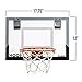Franklin Sports 54132X Over The Door Mini Basketball Hoop - Slam Dunk Approved - Shatter Resistant - Accessories Included, 17.75