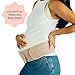 Belly Bandit 2-in-1 Hip Bandit - Adjustable Maternity Belt & Postpartum Wrap - Belly Support Band for Pregnancy, Hip Compression After Birth - Detachable Band for Back & Core Relief - Black, XS-M