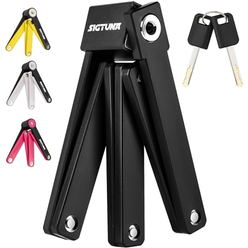 SIGTUNA Folding Steel Bike Lock with Mount