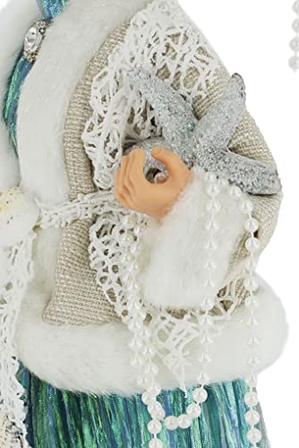 Windy Hill Collection 16" Inch Standing Aquamarine Mrs. Claus Christmas Figurine Figure Decoration 162082 #TOP7