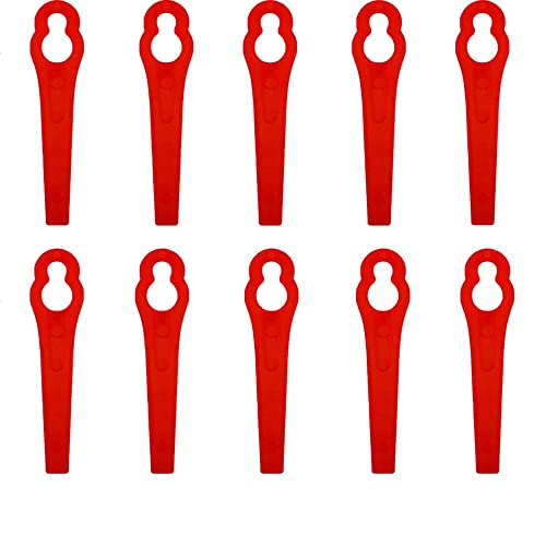 Ersatzmesser Rasentrimmer 100 Stück Rasentrimmerersatz Kunststoffersatzklingen Rasentrimmer-Zubehör Rasentrimmer Messer Kunststoff Ersatzmesser Set Kunststoff Ersatzmesser (C)