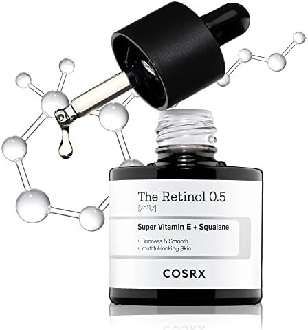 COSRX Retinol 0.5 Oil, Anti-Aging Serum, Fine Lines & Firmness(0.67 fl.oz) | Retinoid Treatment to Firm Skin, Reduce Wrinkles, Fine Lines, Signs of Aging, Gentle Daily Korean Skin Care