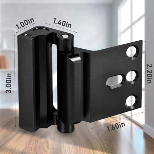 image for Steinwhale 6Pack Home Security Door Reinforcement Lock, Childproof Saf