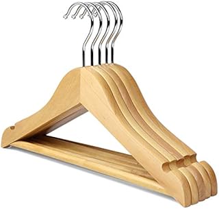 The Hanger Store 10 Childrens White Wooden Coat Hangers, For Baby & Toddler Clothes - Choose Colour
