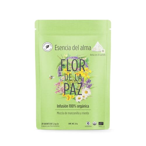 Reviews de Serenate te Top 10. 41 Flor de la Paz Infusión Orgánica Esencia del Alma 20 pzs
