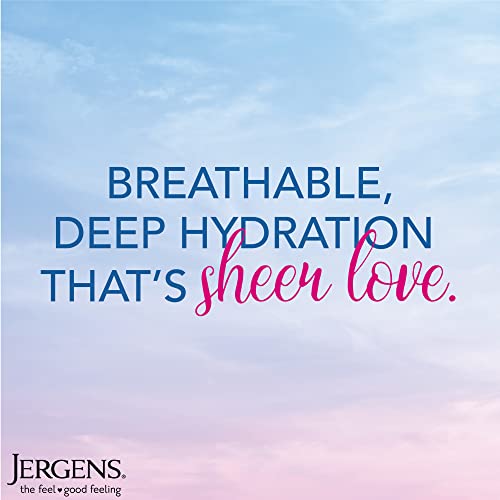 Jergens Cloud Creme Breathable Hydration Body Lotion, Non-Greasy Moisturizer, Fast-Absorbing, Paraben-Free Hydration with Hyaluronic Complex, Lightweight, 13 oz (Pack of 3)
