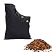 UMLIPOT Fangsack Laubsauger, 2 Stück Laubsauger Fangsack, Universal Ersatz Auffangsack Laubbläser, Schwarz mit Reißverschluss, Dekorative Metallknöpfe