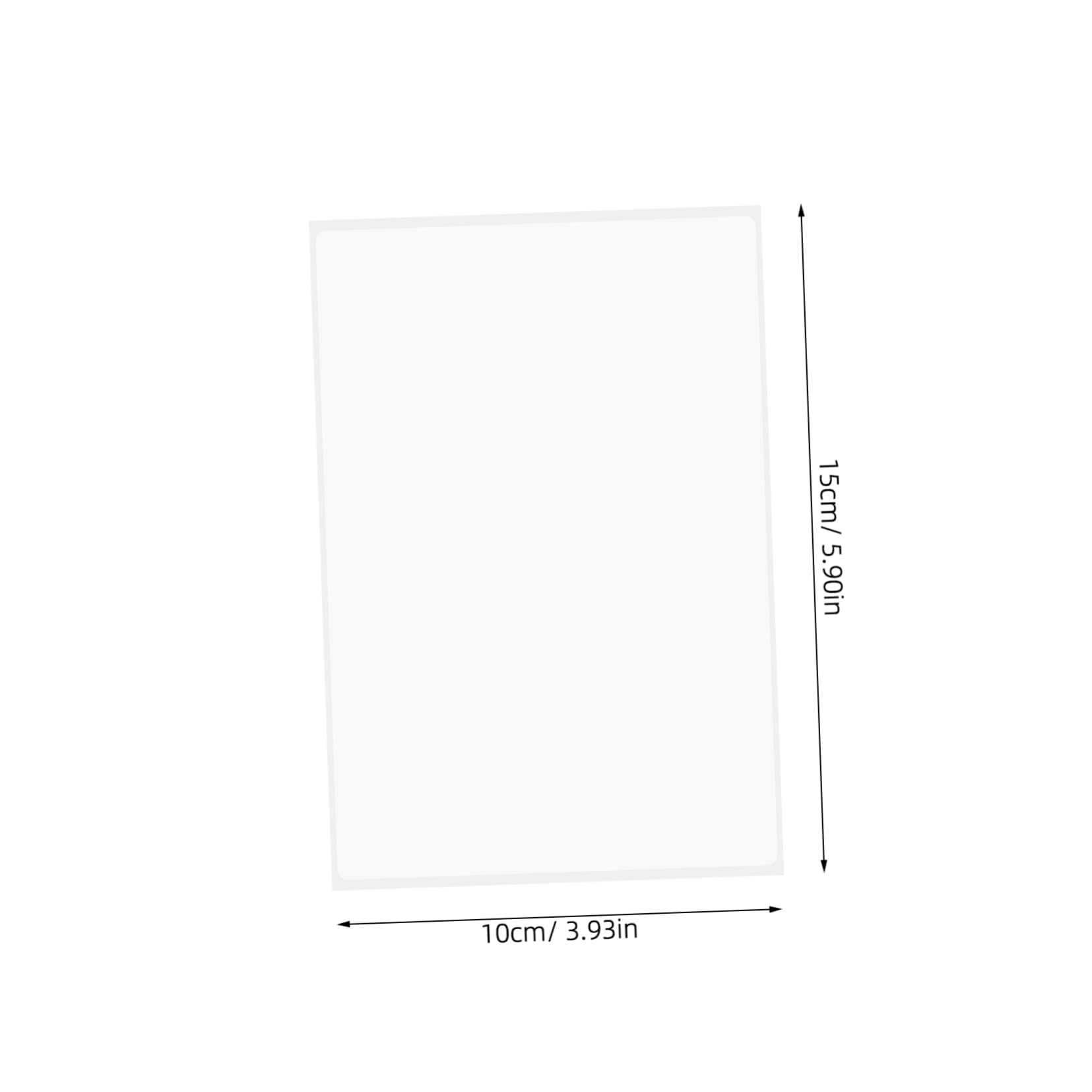 Etiquetas Adhesivas de Papel Sintético 4x6 Pulgadas, 160 Hojas
