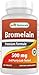 Best Naturals Bromelain Proteolytic Digestive Enzymes Supplements, 500 mg, 120 Tablets - Supports Healthy Digestion, Joint Health, Nutrient Absorption