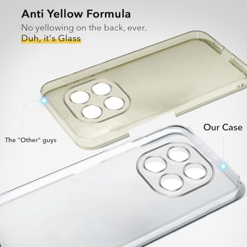 Image of Jkobi Lifetime Anti-Yellow Clear Back Cover Case for Xiaomi Redmi Note 15 5G | Redmi Note 15 SE 5G (Sleek Hard Crystal | Shockproof and Camera Protection)