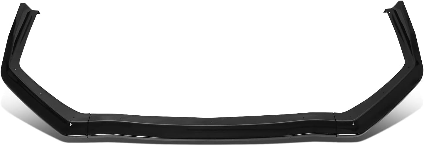 DNA MOTORING 3Pc CS-Style Front Bumper Lip Splitter Trim Chin Spoiler Compatible with 15-20 Subaru WRX STI Sedan, ZTL-Y-0233