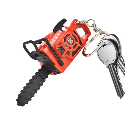 Motosierra de juguete – con cuerda de tracción artículo de broma – Motosierra de juguete para juegos de rol, para hombres, amigos, cumpleaños, , viajes, mochila monedero