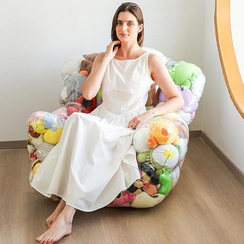 Chaise transparente pour peluches pour vider vos coffres à jouets - 8