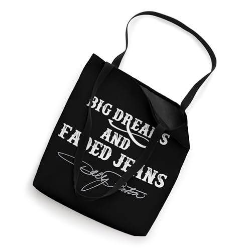 Bolso tipo tote Big Dreams and Faded Jeans con diseño de Dolly Parton miniatura 2