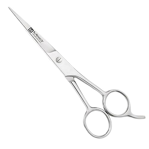 Macs - Tijeras de pelo de 6.5 pulgadas, tijeras japonesas de corte de pelo de acero inoxidable, tijeras de peluquería con borde de afeitar, tijeras