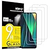 NEW’C 3 Piezas, Protector Pantalla para Xiaomi POCO C75, Xiaomi Redmi A4, Cristal templado Antiarañazos, Antihuellas, Sin Burbujas, Dureza 9H, 0.33 mm Ultra Transparente, Ultra Resistente